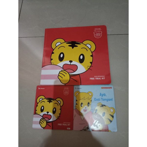 preloved buku trial kit shimajiro kodomo challenge