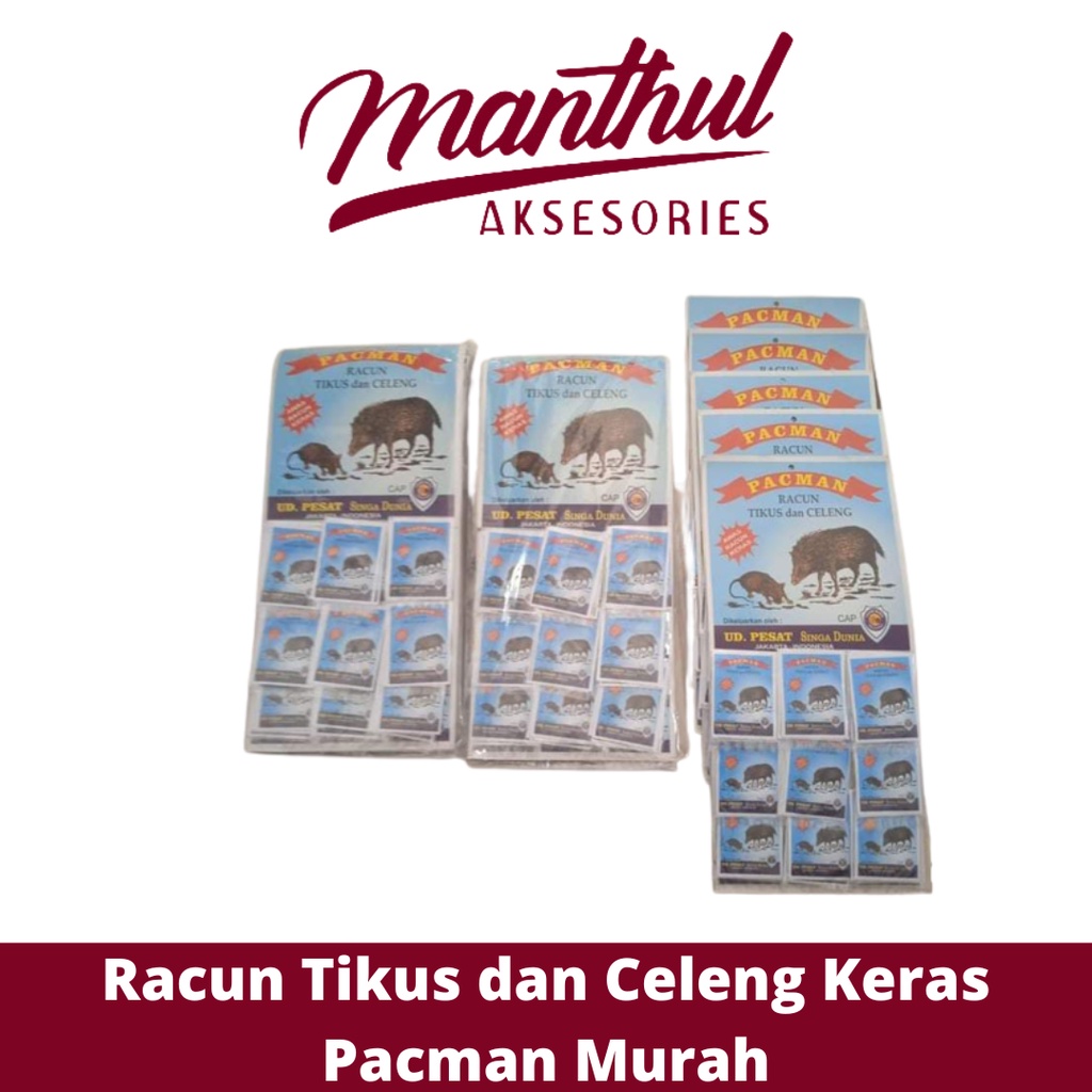 Racun Tikus dan Celeng Keras Pacman Murah