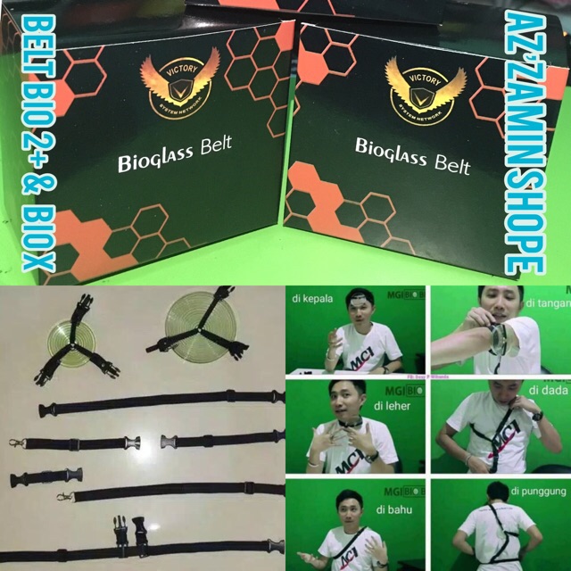 Bioglass belt bio x dan 2+ sabuk bioglass x bio mini