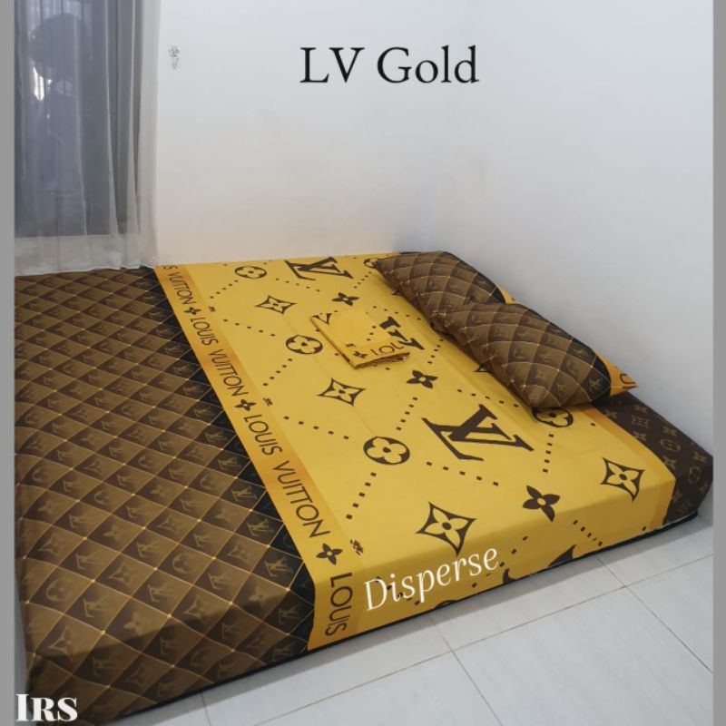 Sprei homemade murah LV gold/ Clint / Chanel milenium