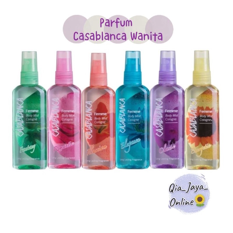 Parfum Casablanca Wanita Body Mist Cologne
