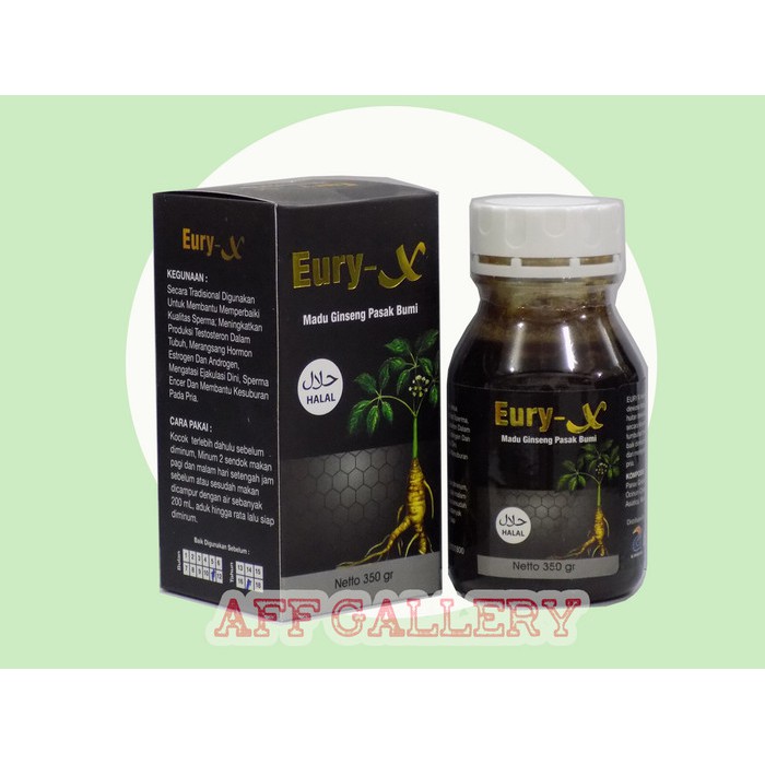 Eury-x Madu Ginseng Pasak-bumi Penyubur  Subur Pria Al Mabruroh