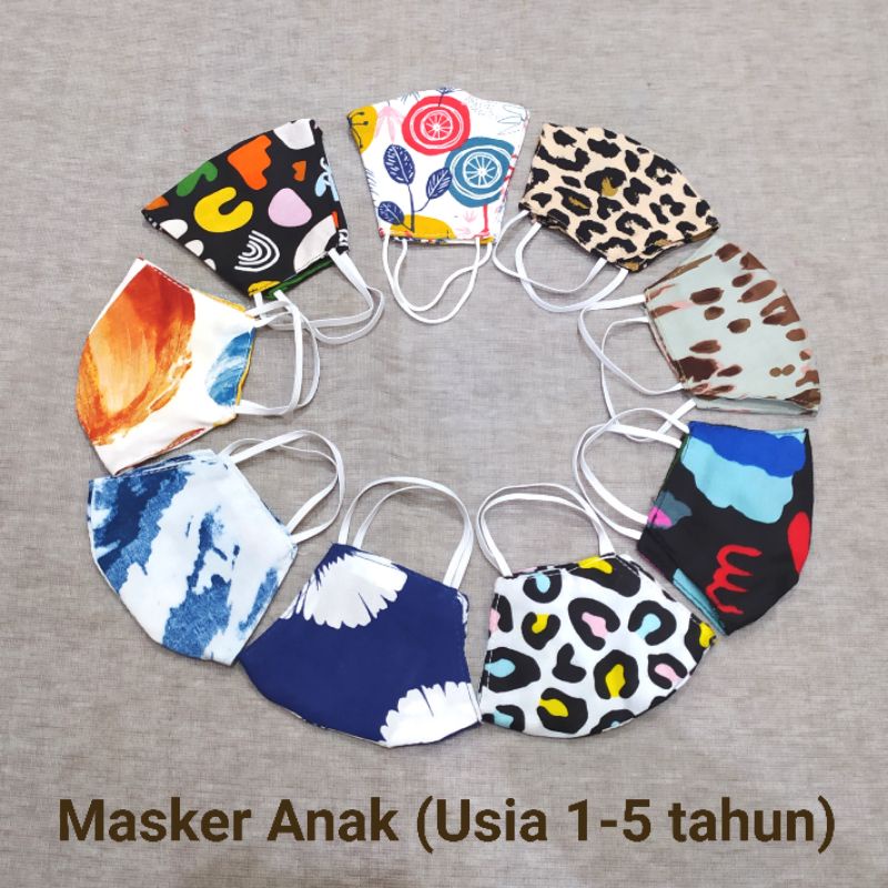 Masker Anak usia 1-5 tahun (Anti Pengap)