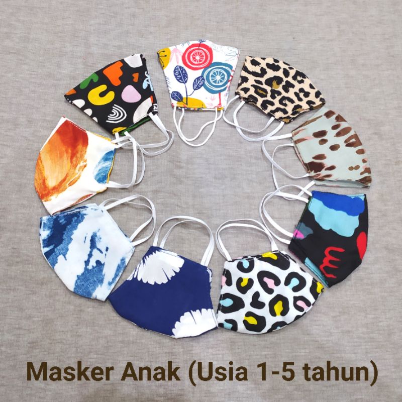 Masker Anak usia 1-5 tahun (Anti Pengap)