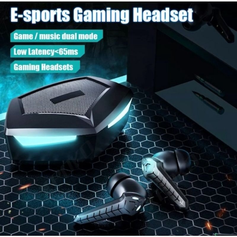 P36 TWS Headset Earphone Wireless Bluetooth 5.0 Gaming Mode Low Delay