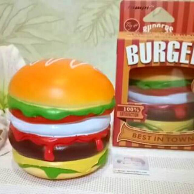 squishy burger jumbo