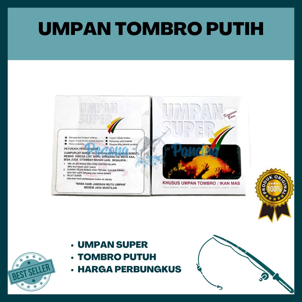 UMPAN PANCING SUPER TOMBRO PUTIH PESONA PANCING