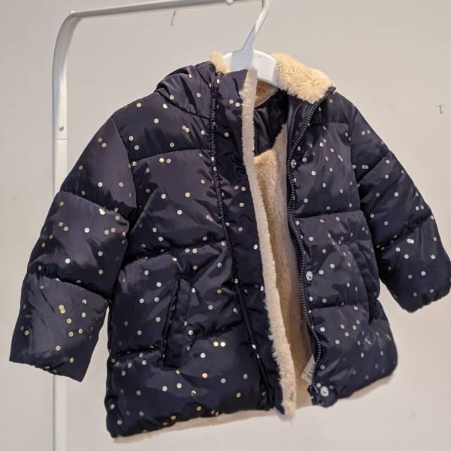 Jacket / Jaket / Coat / Baju Musim Dingin Winter Anak Bayi Perempuan usia 9 - 12 bulan - Zara