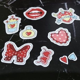 

Sticker Aesthetic lips 01