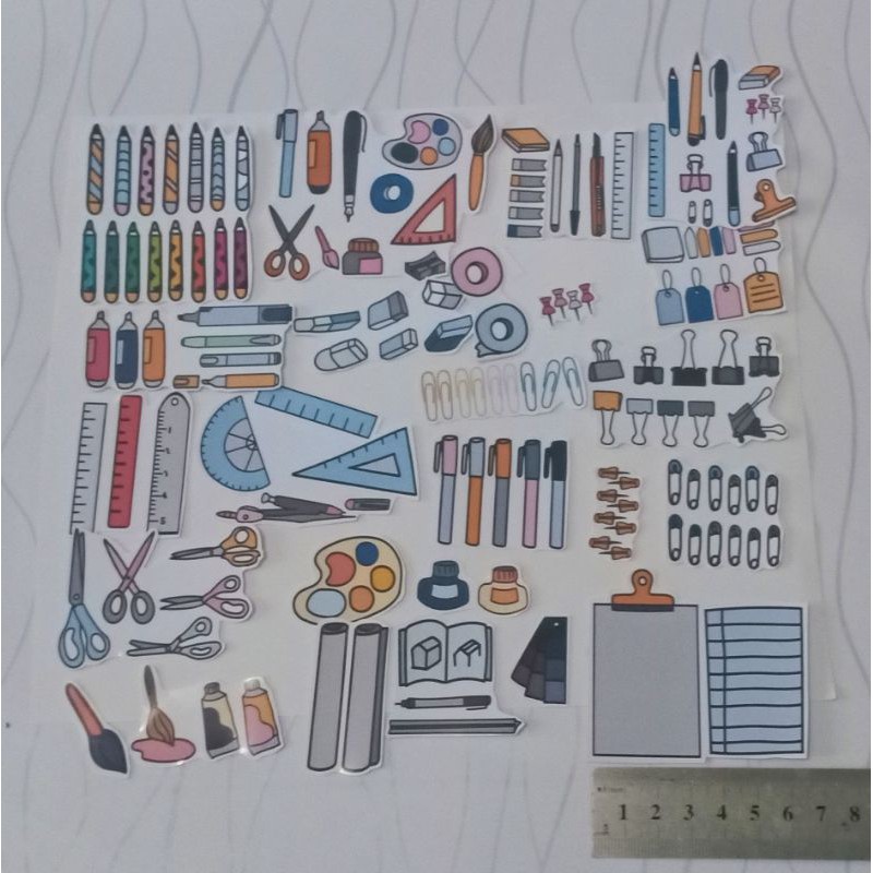 

My StiCute sticker alat tulis deco sticker stationery deco sticker alat tulis-tempel langsung