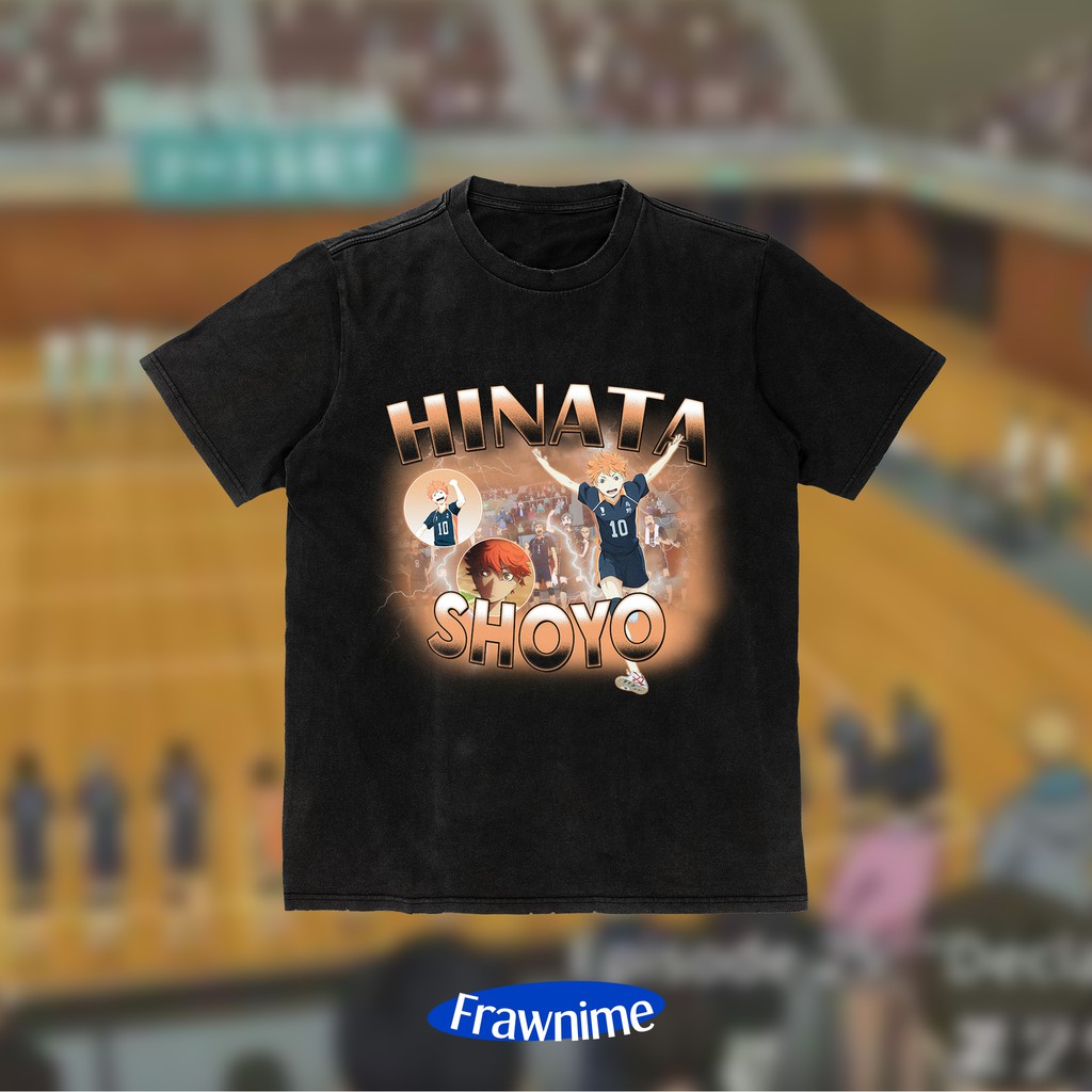 HAIKYU HINATA SHOYO VINTAGE GRAPHIC T-SHIRT