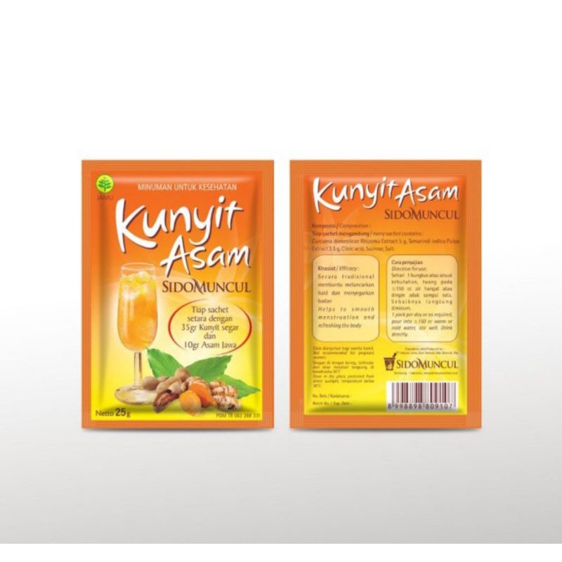 

KUNYIT ASAM SIDOMUNCUL ISI 5 SACHET