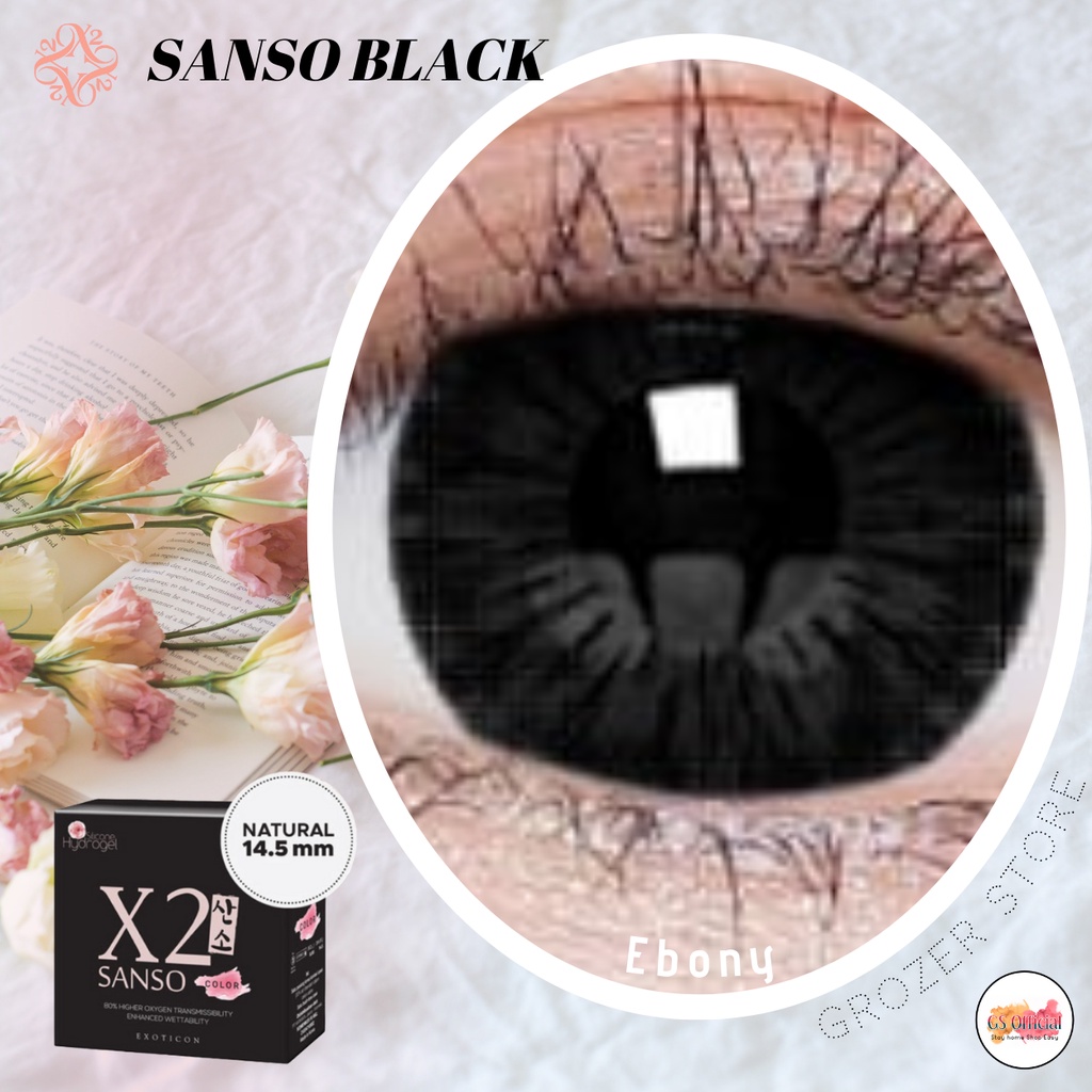 SOFTLENS SANSO BLACK MINUS 3.25 sd 6.00