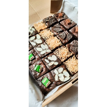 

brownis bronis panggang coklat