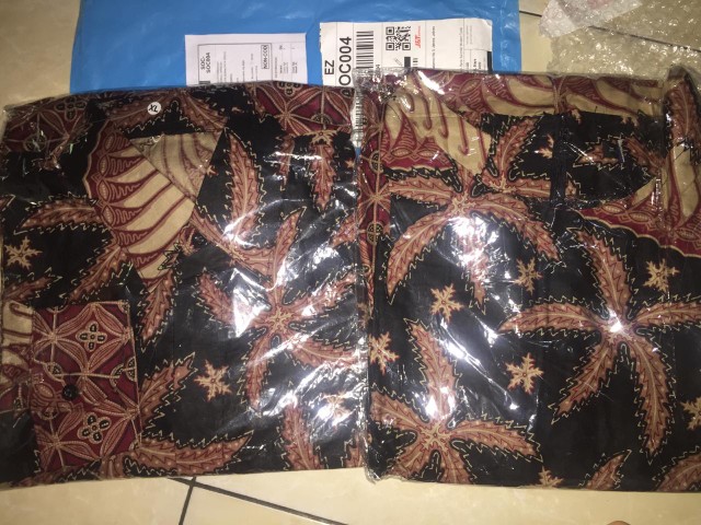 Tunik Serut Palem Lawasan Batik Sarimbit Modern Tunik Casual Kantor Kerja Kondangan Cantik