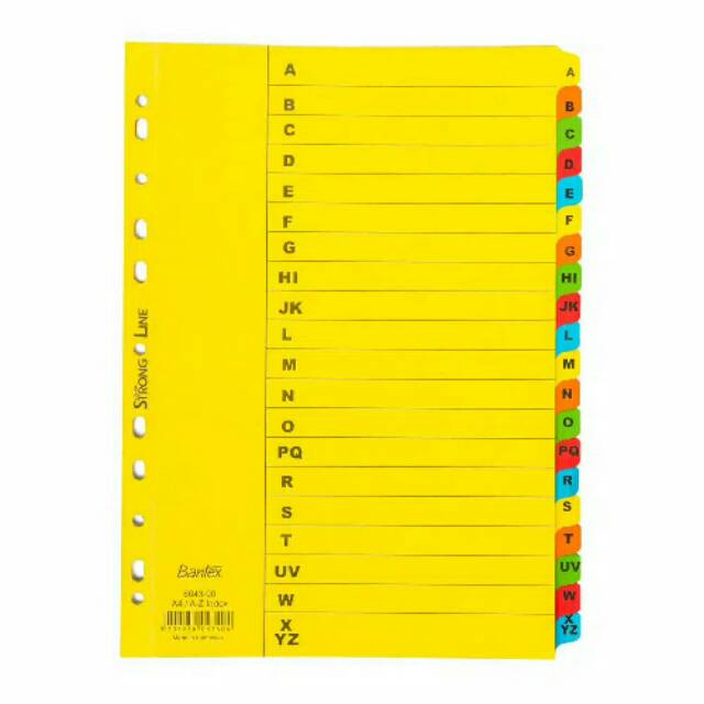

Divider bantex 6043 / A-Z