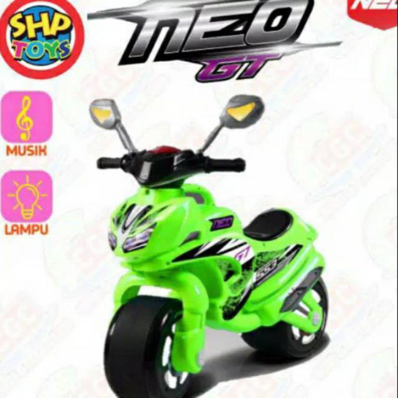 mainan anak motor Neo gt balap Rossi dorong