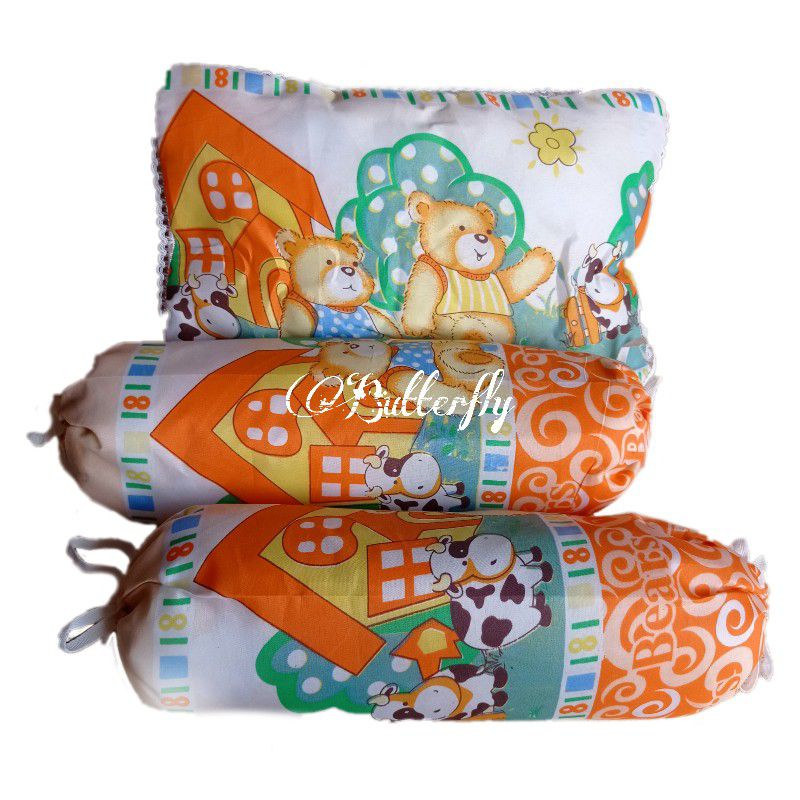 Bantal Guling Bayi Set | Sarung Bisa Dicuci