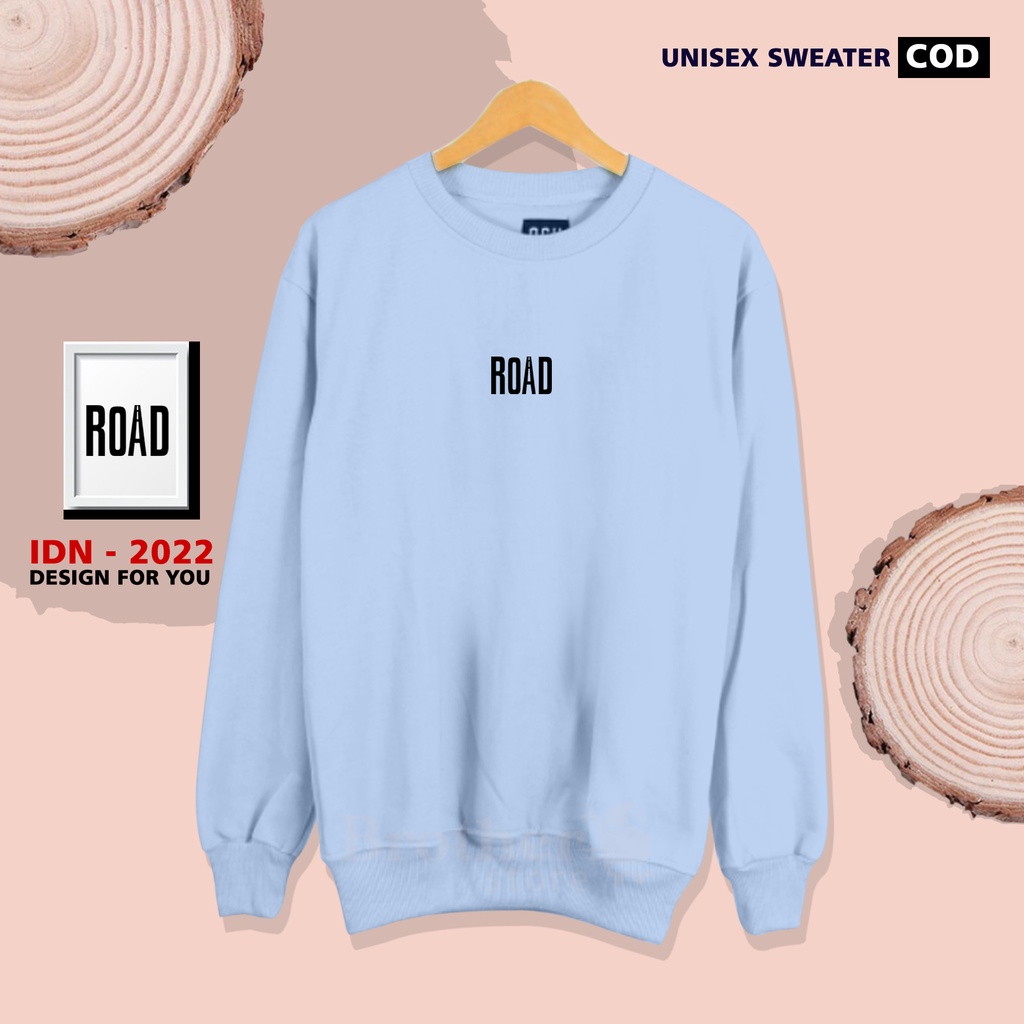 Brother Store - Sweater crewneck sweatshirt - ROAD