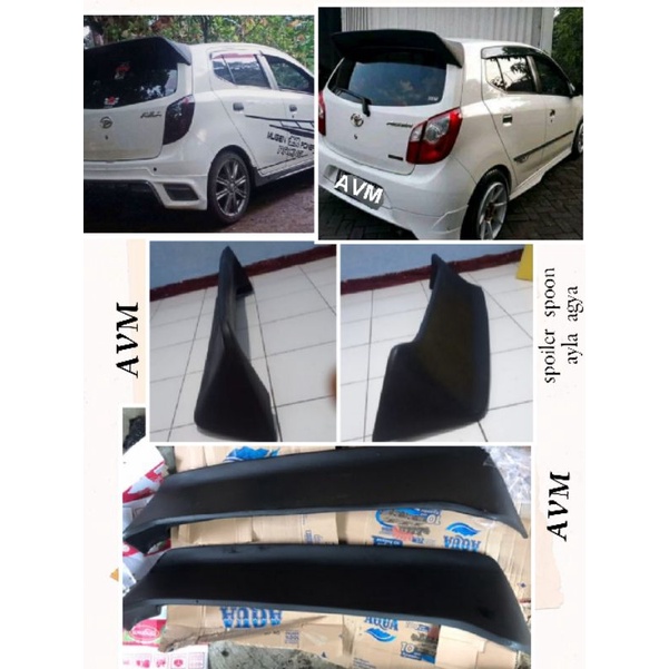 spoiler spoon ayla agya 2013 - 2016