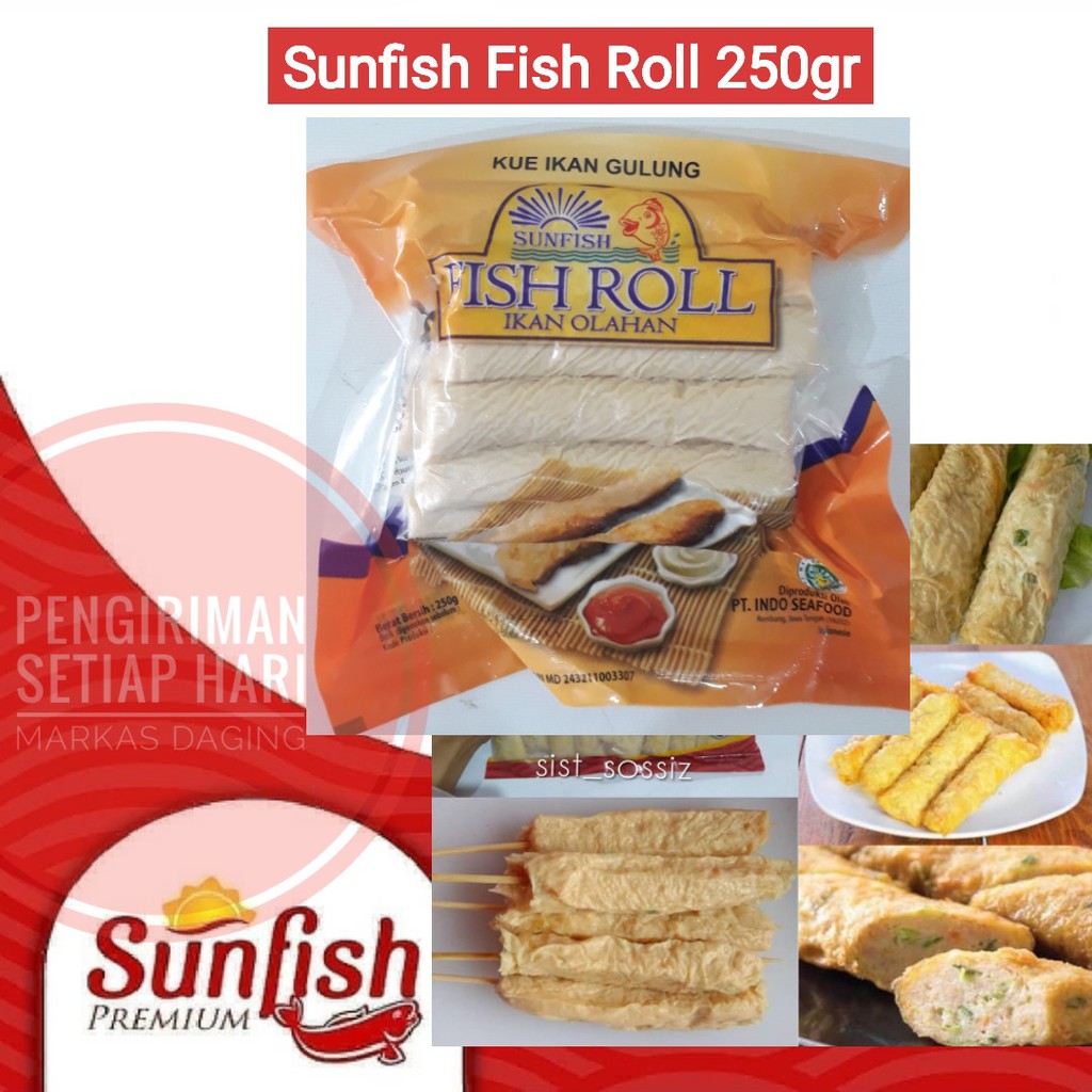 

Sunfish fishroll 250gr isi 10