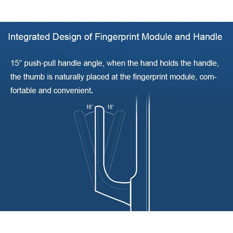 Mijia Smart Door Lock Push Pull Version Fingerprint NFC