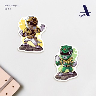 Jual 8 PCS - Stiker Power Rangers - Laminasi - Waterproof Sticker ...