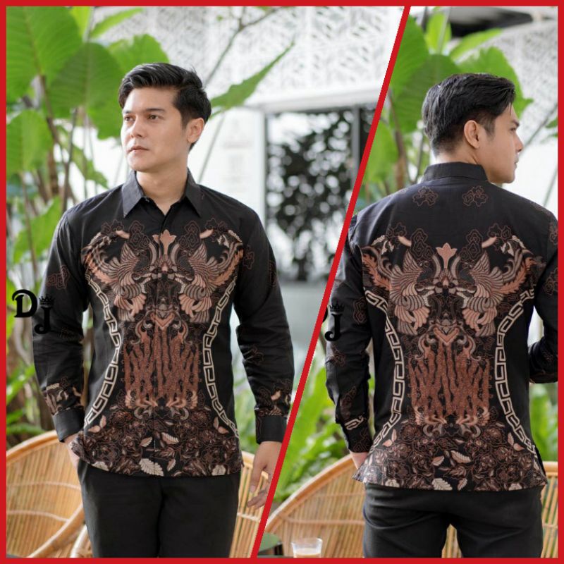 NEW ARRIVAL DISTRO BATIK PRIA BORDIR SOGAN HRB026 BATIKAF NOTOARTO BATIK IPNU-IPPNU HEM PRIA