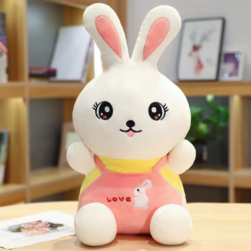 NEW...BONEKA terbaru boneka rabbit pake baju/boneka rabbit baju 2 warna/boneka rabbit baju lucu/boneka rabbit imut