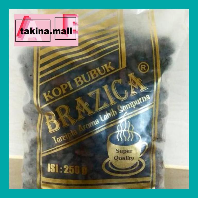 

Koptakk0 Kopi Biji Robusta Lampung 250 Gram Merek Brazica "Gold Quality" - Kopi Biji Tak05Sc