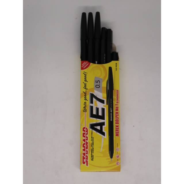 

HJK Pen Standart AE7 Warna-Warni Tinta Merah/Biru/Hitam