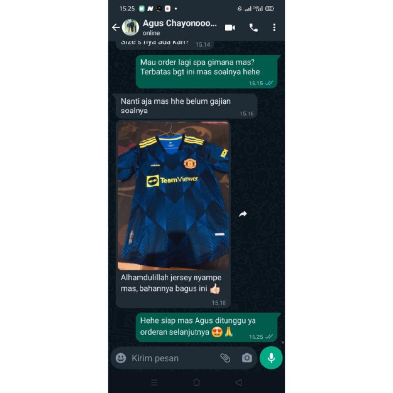 READY JERSEY MANCHESTER UNITED 3rd(PLAYER ISSUE)