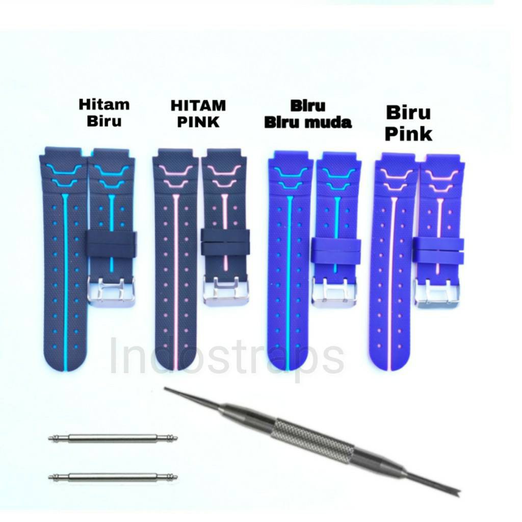 Strap Tali Rubber Karet Jam Tangan Smartwatch IMO watch Free pen Remover
