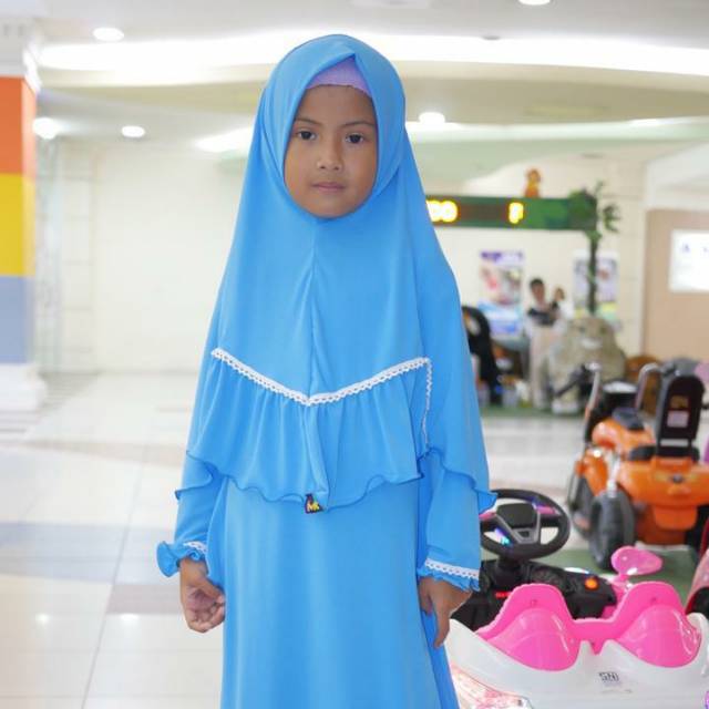Gamis Maryam Sky Blue