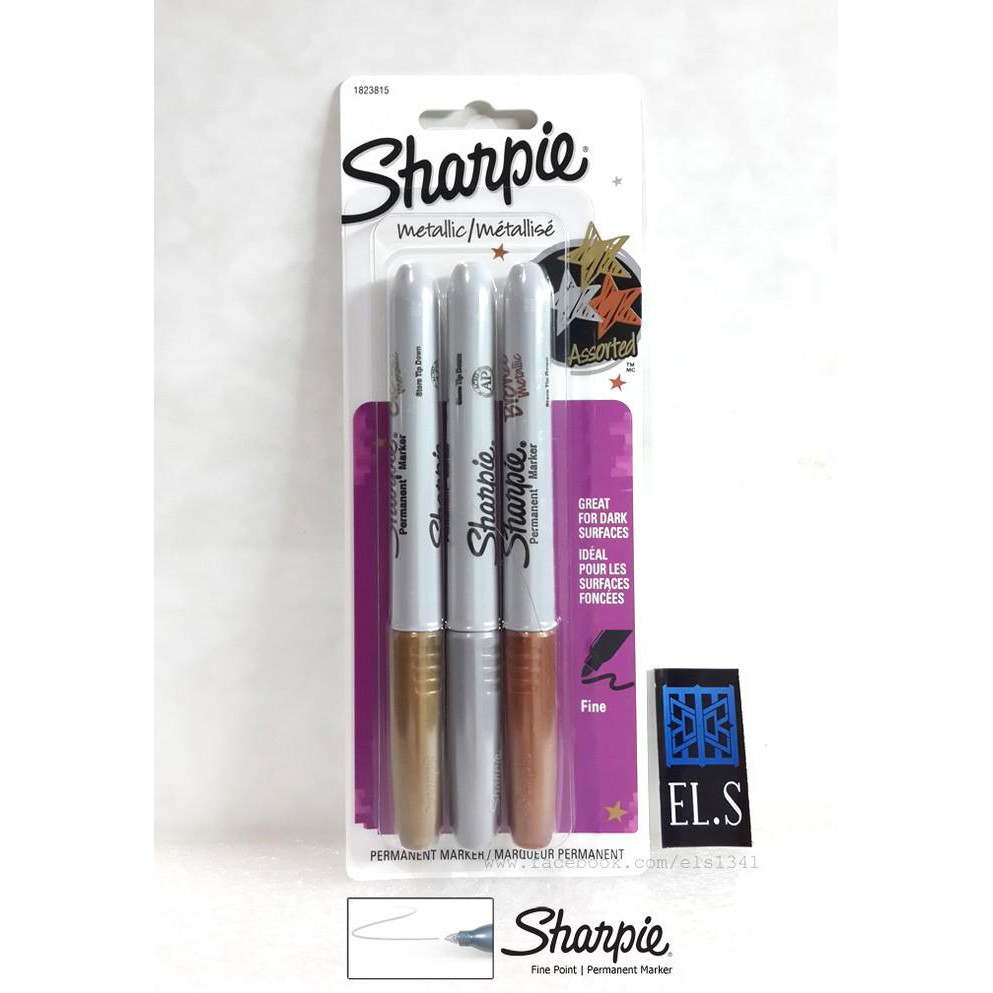 

Ihot Salel Sharpie Mettalic Fine Set Of 3