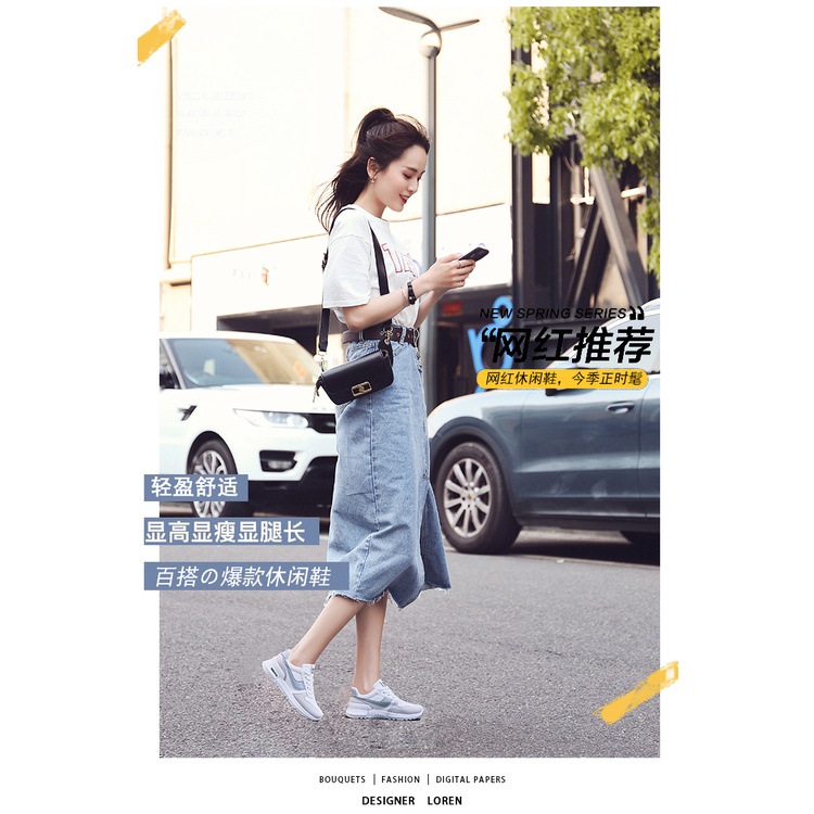 Ambigo Fashion - Sepatu Sneakers Wanita YUKINO Casual Shoes - Sepatu Wanita Korea Kekinian Trendy