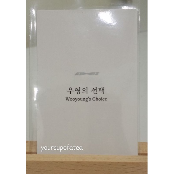 Wooyoung ateez pc fever part 1 diary ver.