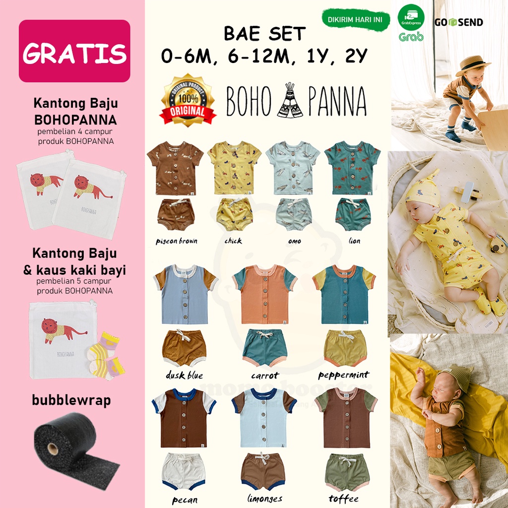 Bohopanna - Bae Set pakaian Bayi Anak