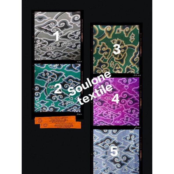 Batik seragam siswa motif Mega mendung/kain batik meteran