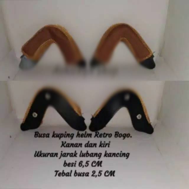 Busa kuping helm retro bogo