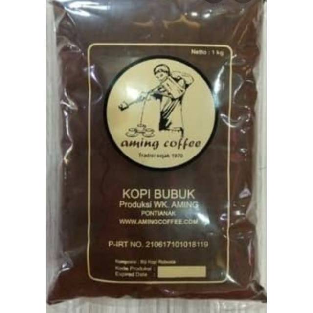 

Kopi Bubuk Aming 1kg khas Pontianak Kalbar