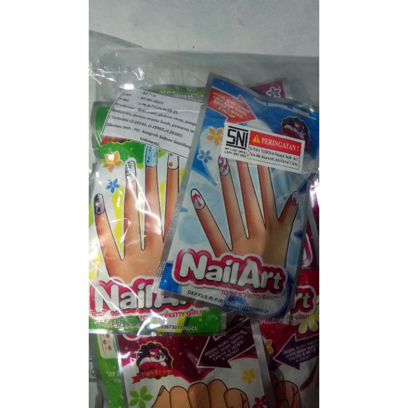 

Permen stiker kuku