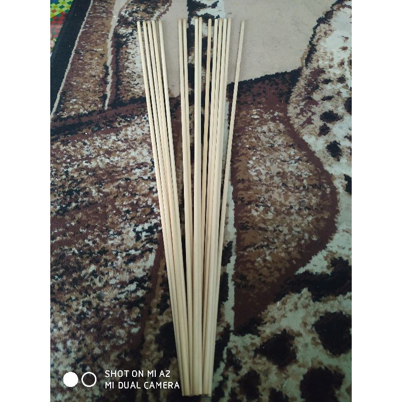 dowel 8mm kayu oak panjang 60cm, 80cm 90cm (isi 10pcs)