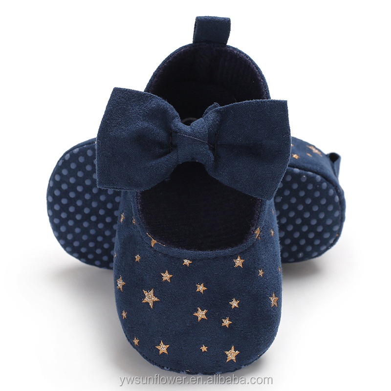 Sepatu Bayi Prewalker Perempuan Umur 0 - 12 Bulan Sepatu Flat Anak Bayi Perempuan Baby Prewaker Shoes Cewek Murah Umur 0 - 14 Bulan, umur 1 Tahun 0 - 6 Bulan Navy AK 08