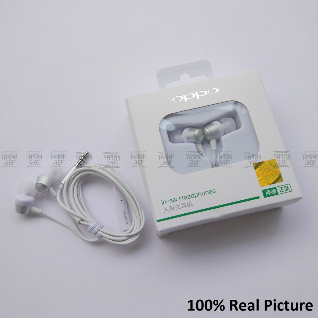 Headset Oppo Original MH130 Bahan Karet F1S Neo Find 3 7 9 F3 F1 Plus Mirror 5 Ori OEM