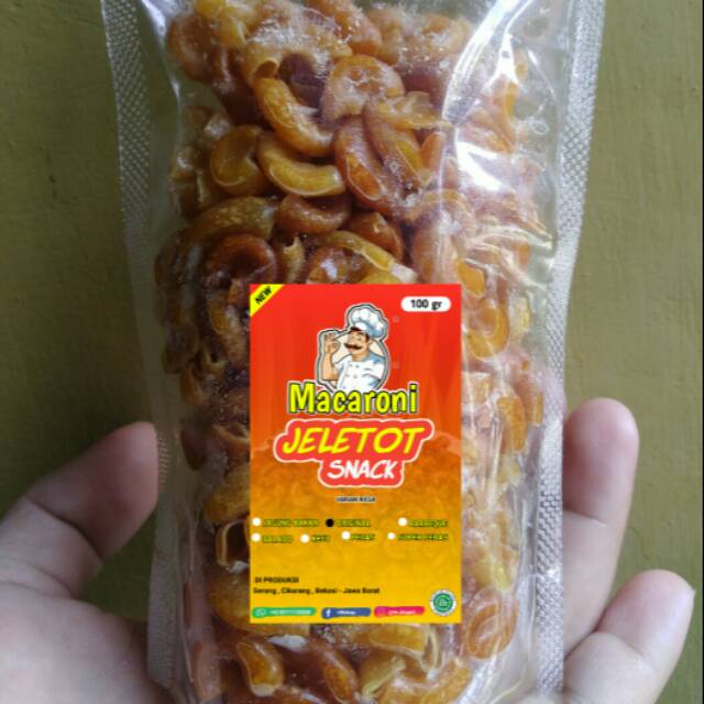 

JELETOT SNACK , MACARONI BANTET ORIGINAL 100 gr