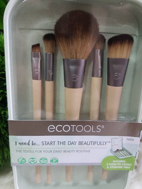 EcoTools Start the Day Beautifully Kit makeup Brush set