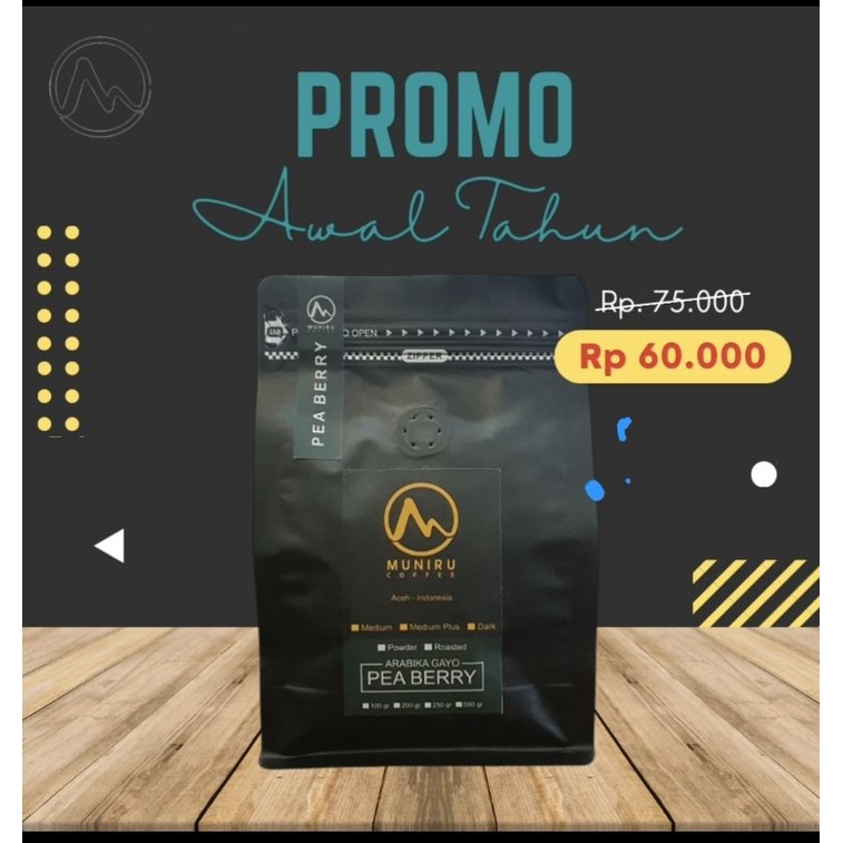 

Kopi Gayo Lanang/Jantan Pea Berry