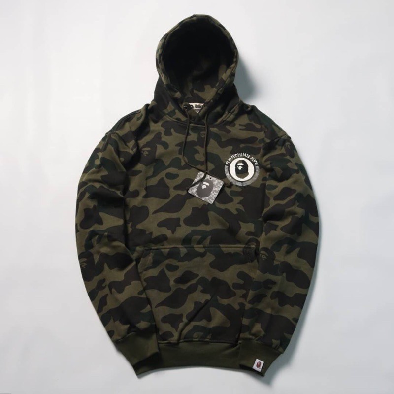 JAKET BAPE | HOODIE BAPE CAMO 1:1 MIROR ORIGINAL ~ BISA COD BAYAR DI TEMPAT