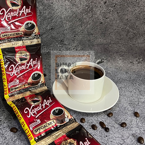 

Kopi Kapal Api Special Mix Rentengan Isi 10 Bonus 1